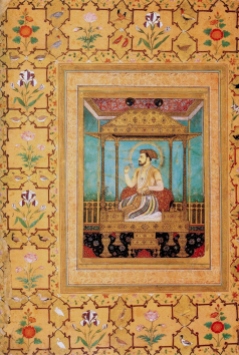 Shah Jahan sur le trône du paon